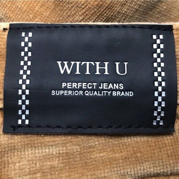 Vintage Y2K Fairy Grunge Mid Waisted Granola Girl Corduroy Cargo Jeans / 32 - Picture 5 of 5